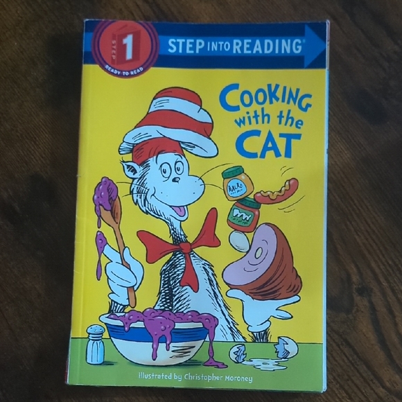 random house Other - 3/$10 📚 Step into Reading: Cooking with the Cat